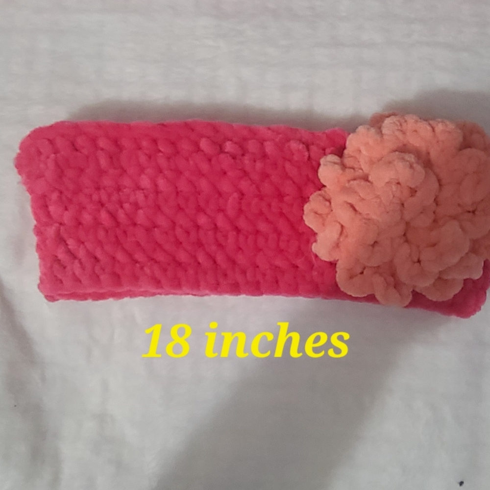Pink headband/ear warmer